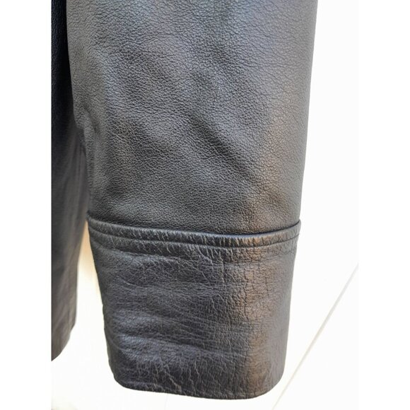 Wilsons Leather M Julian Classic Mid-Length Leather Thinsulate Coat Black Size L - Picture 7 of 13